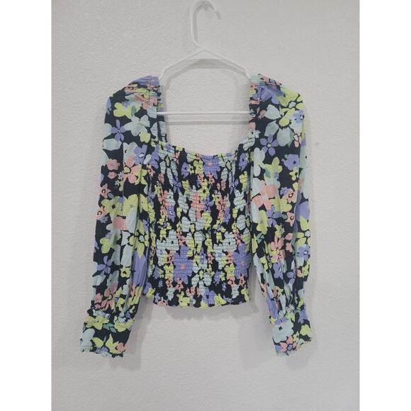 Free People Women's Ariana Printed Crop Top size Small #12s - Picture 2 of 6